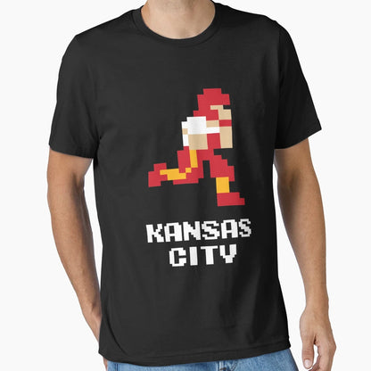 8 Bit Kansas City Football 1 T-Shirt - Trendy Graphic Men Women - T-Shirt, Sweatshirt, Hoodie