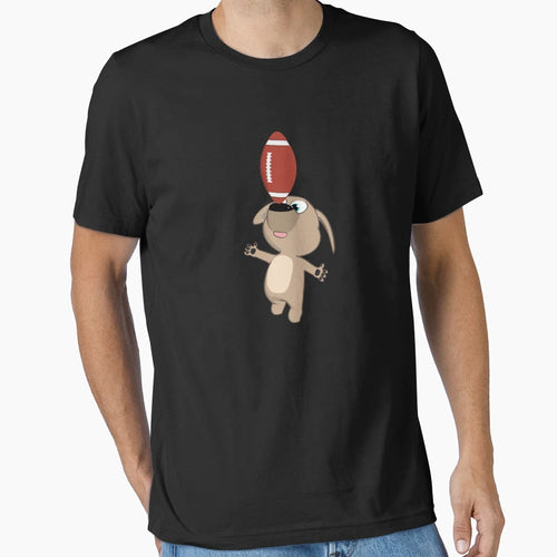 Puppy Play American Football Ball T-Shirt - Streetwear Style for Adults - T-Shirt, Sweatshirt, Hoodie