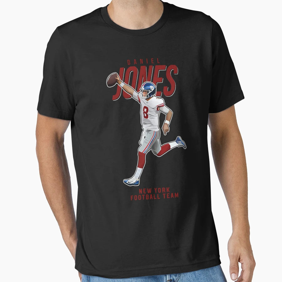 Daniel Jones 8 New York Football T-Shirt - Aesthetic Graphic for Adults - T-Shirt, Sweatshirt, Hoodie
