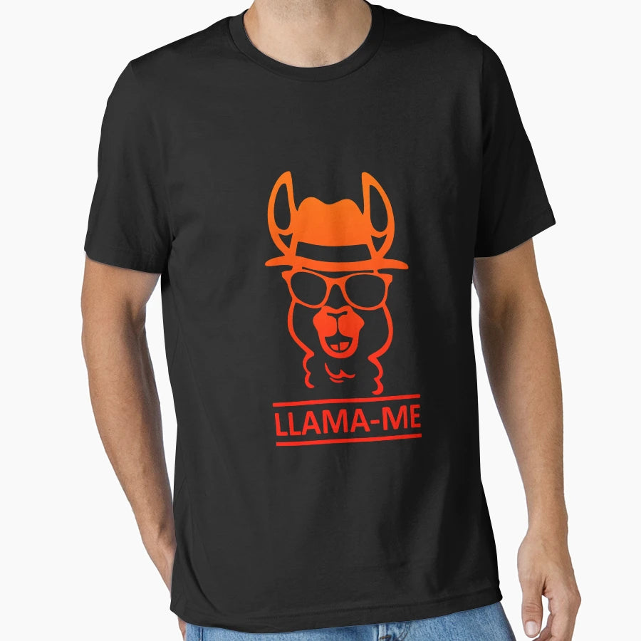 Call Llama Call Llama Orange Llama T-Shirt - Trendy Graphic for Adults - T-Shirt, Sweatshirt, Hoodie