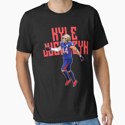 Kyle Juszczyk Score Touchdown 44 Bold T-Shirt - Unique Graphic for Adults - T-Shirt, Sweatshirt, Hoodie