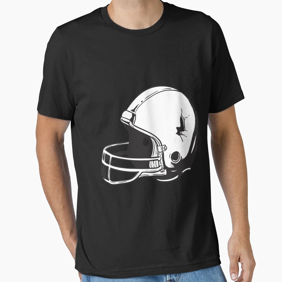 American Football Helmet T-Shirt - Fun Novelty Design Men Women - T-Shirt, Sweatshirt, Hoodie