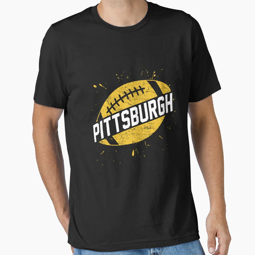 Pittsburgh Fan Football T-Shirt - Novelty Apparel for Adults - T-Shirt, Sweatshirt, Hoodie
