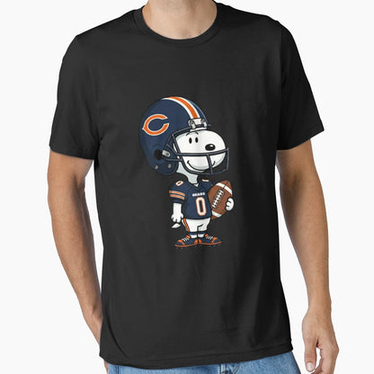 Holding Football Chicago T-Shirt - Graphic Print Men Women - T-Shirt, Sweatshirt, Hoodie