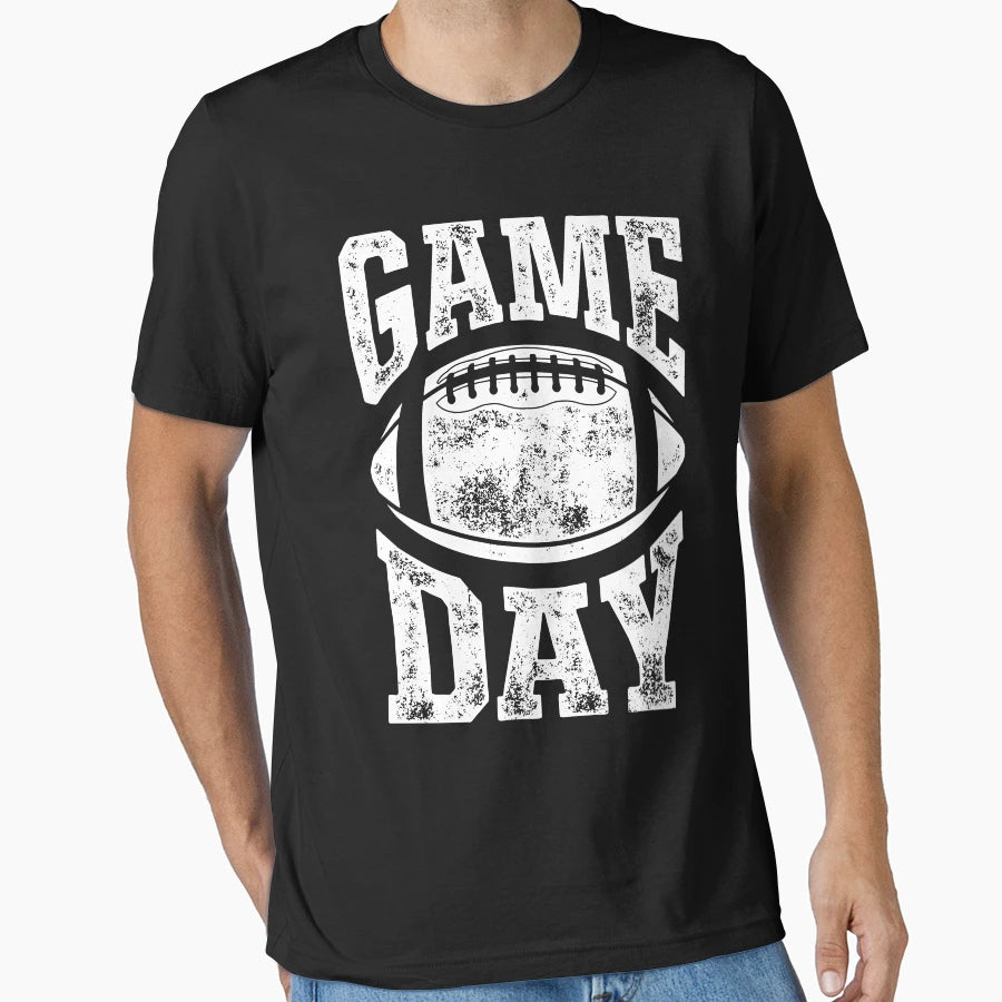 Game Day Football Football Lover Gift T-Shirt - Novelty Apparel Men Women - T-Shirt, Sweatshirt, Hoodie