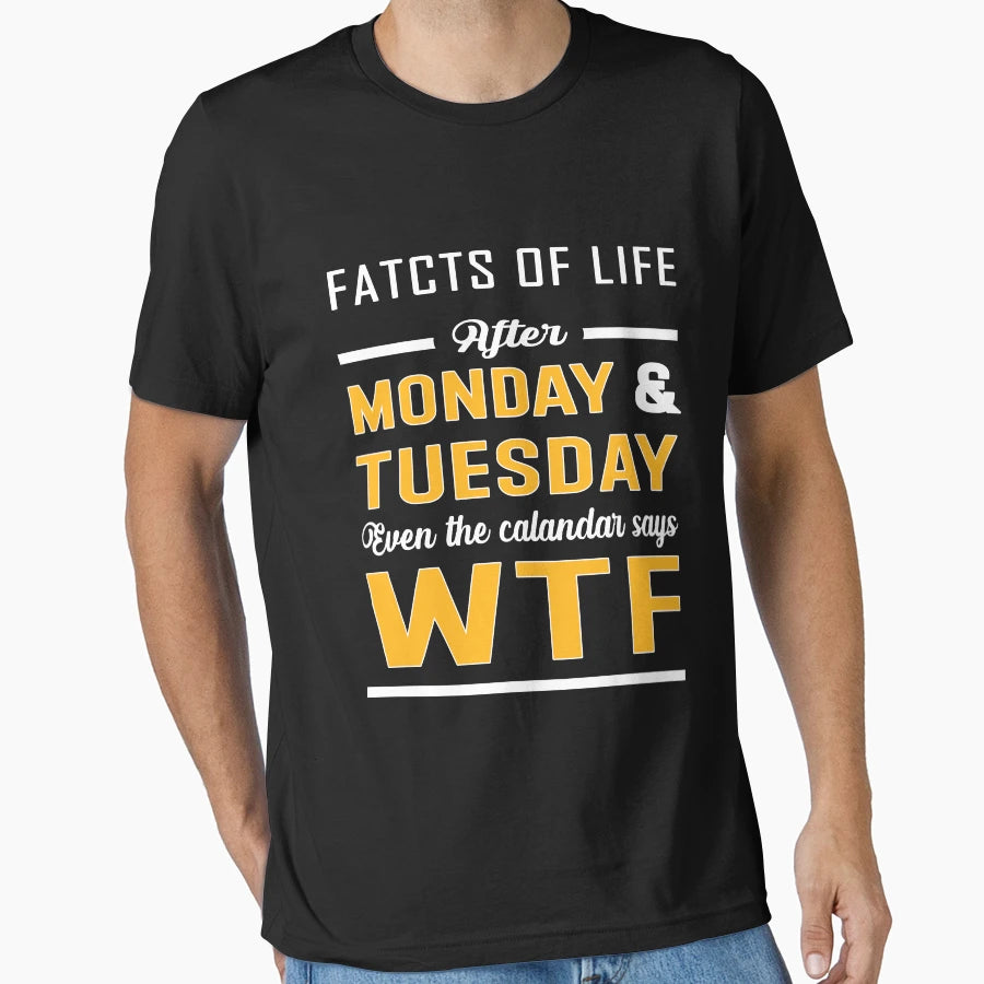 After Monday And Tuesday Even Calendar T-Shirt - Novelty Apparel Men Women - T-Shirt, Sweatshirt, Hoodie