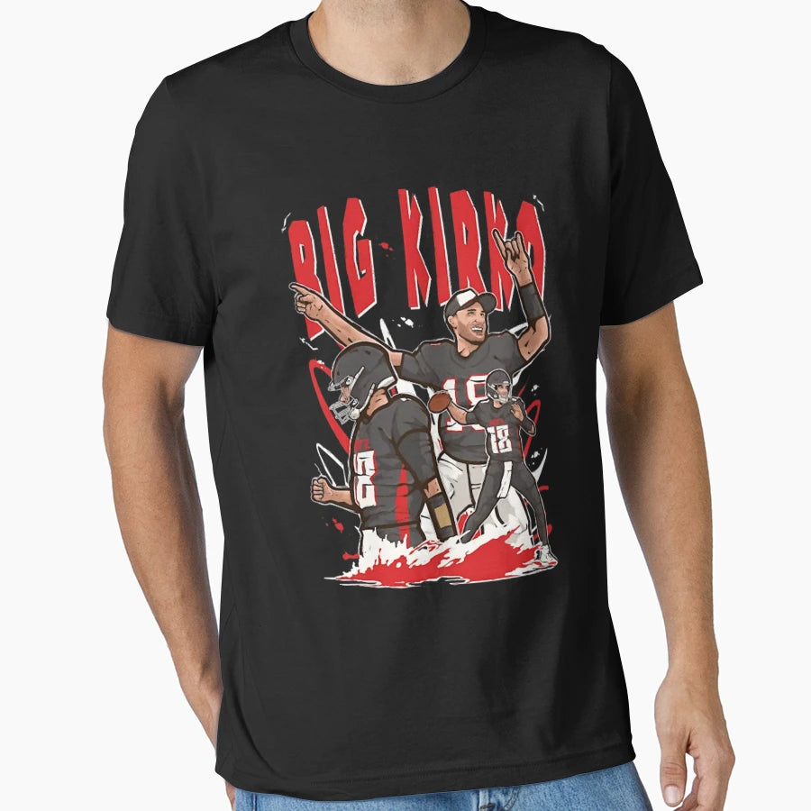 Kirk Cousins Big Kirko Cartoon T-Shirt - Streetwear Style for Adults - T-Shirt, Sweatshirt, Hoodie