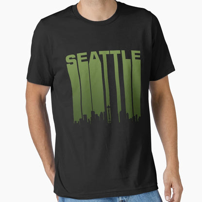 Seattle T-Shirt - Unique Graphic Men Women - T-Shirt, Sweatshirt, Hoodie