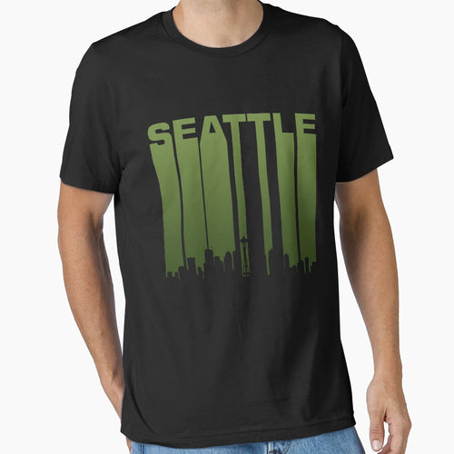 Seattle T-Shirt - Unique Graphic Men Women - T-Shirt, Sweatshirt, Hoodie