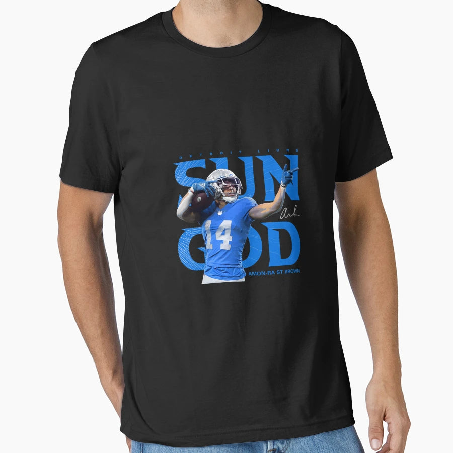Amon Ra St Brown Sun God T-Shirt - Unique Graphic for Adults - T-Shirt, Sweatshirt, Hoodie