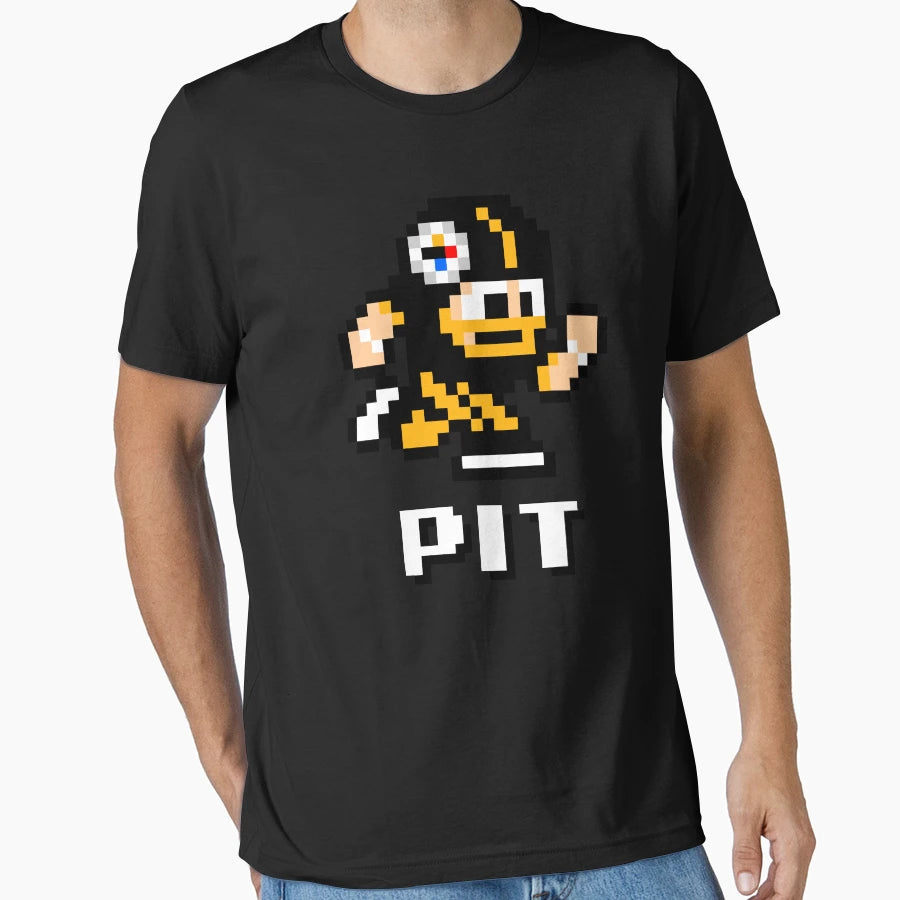 Pittsburgh Steelers Tecmo Super T-Shirt - Casual Everyday Wear for Adults - T-Shirt, Sweatshirt, Hoodie