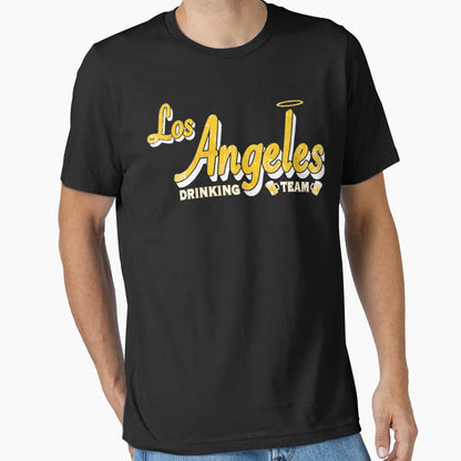 Los Angeles Drinking Team T-Shirt - Minimalist Print Unisex - T-Shirt, Sweatshirt, Hoodie