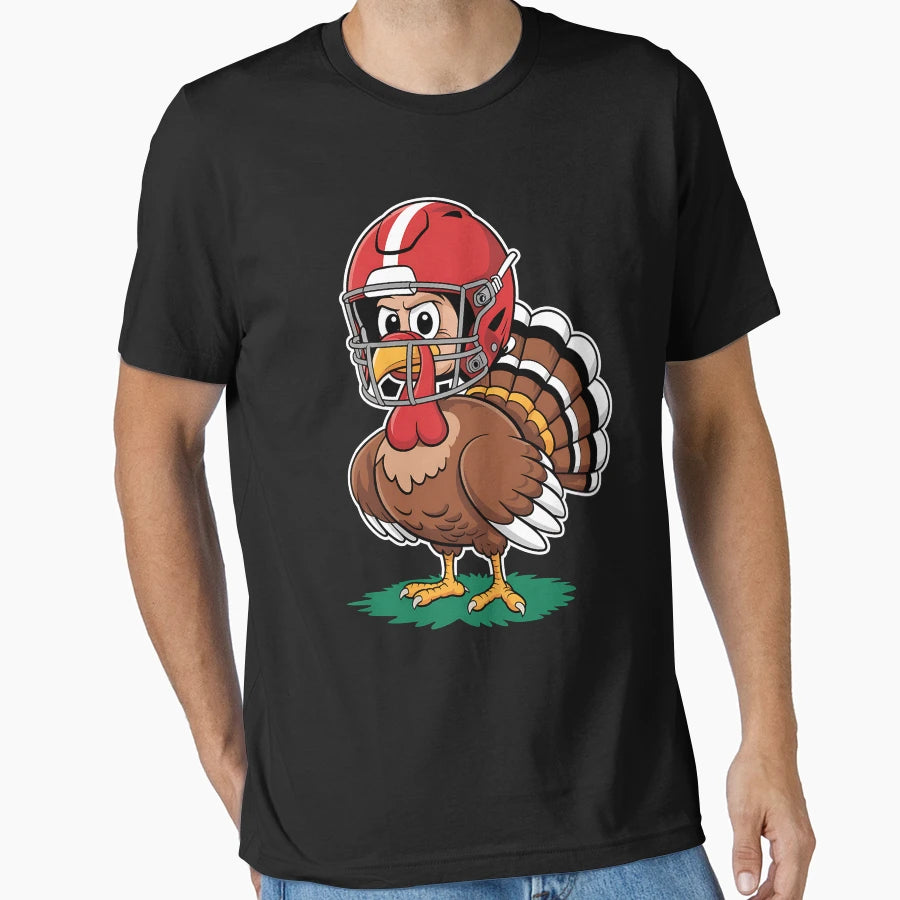 Thanksgiving Football Football T-Shirt - Fun Novelty Design Men Women - T-Shirt, Sweatshirt, Hoodie