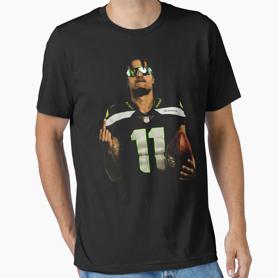 Seahawks Middle Finger Jaxon Smith Njigba T-Shirt - Novelty Apparel Unisex - T-Shirt, Sweatshirt, Hoodie