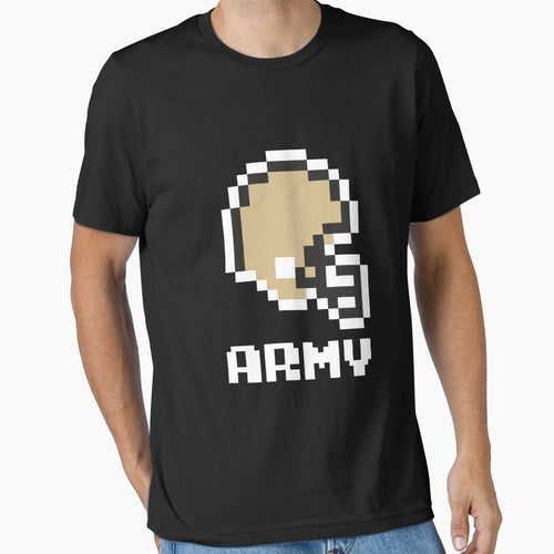 Army Black Knights Tecmo Super Bowl T-Shirt - Aesthetic Graphic for Adults - T-Shirt, Sweatshirt, Hoodie