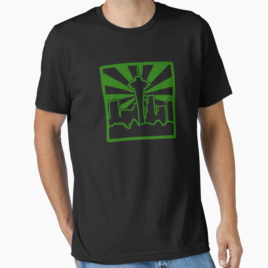 Seattle T-Shirt - Graphic Print Unisex - T-Shirt, Sweatshirt, Hoodie