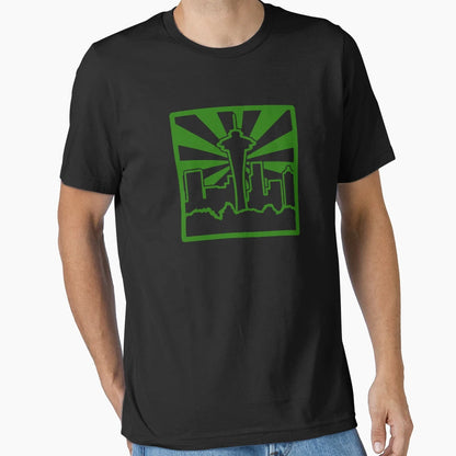 Seattle T-Shirt - Graphic Print Unisex - T-Shirt, Sweatshirt, Hoodie
