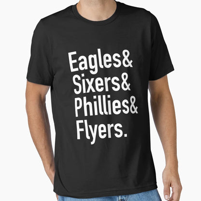 Philadelphia Sports Teams T-Shirt - Unique Graphic Men Women - T-Shirt, Sweatshirt, Hoodie