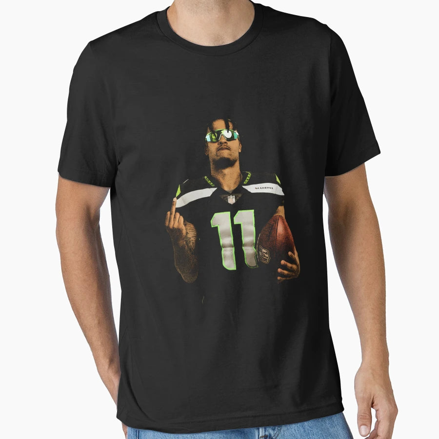 Middle Finger Jaxon Smith Njigba T-Shirt - Aesthetic Graphic Unisex - T-Shirt, Sweatshirt, Hoodie