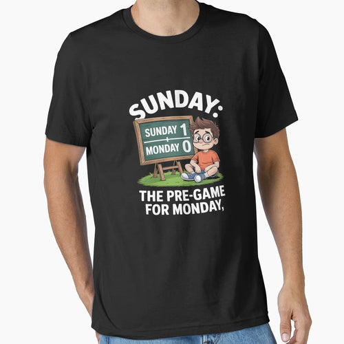 Sunday Pre Game Monday Scoreboard T-Shirt - Streetwear Style Men Women - T-Shirt, Sweatshirt, Hoodie