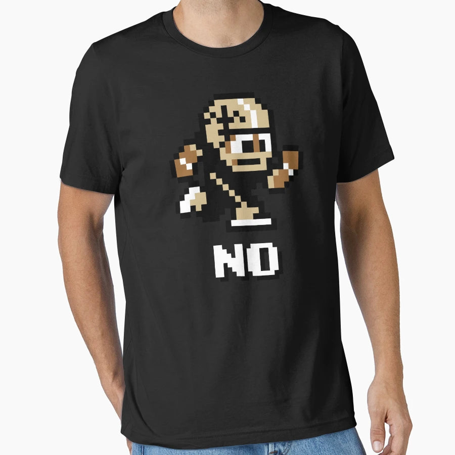 New Orleans Saints Tecmo Super Bowl T-Shirt - Custom Art Print Unisex - T-Shirt, Sweatshirt, Hoodie