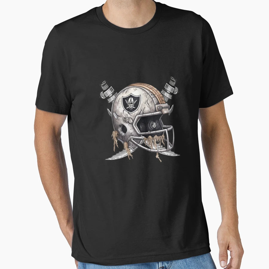 Las Vegas Football Helmet T-Shirt - Novelty Apparel Men Women - T-Shirt, Sweatshirt, Hoodie