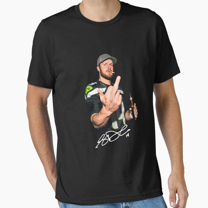 Sam Darnold Middle Finger Signature T-Shirt - Graphic Print Men Women - T-Shirt, Sweatshirt, Hoodie