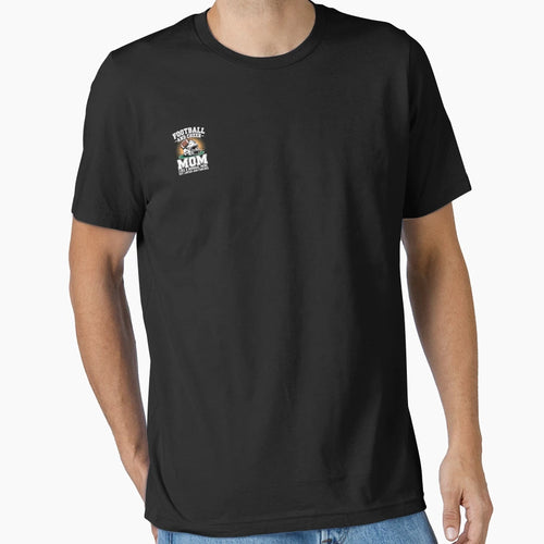Football And Cheer Mom Funny T-Shirt - Graphic Print Men Women - T-Shirt, Sweatshirt, Hoodie