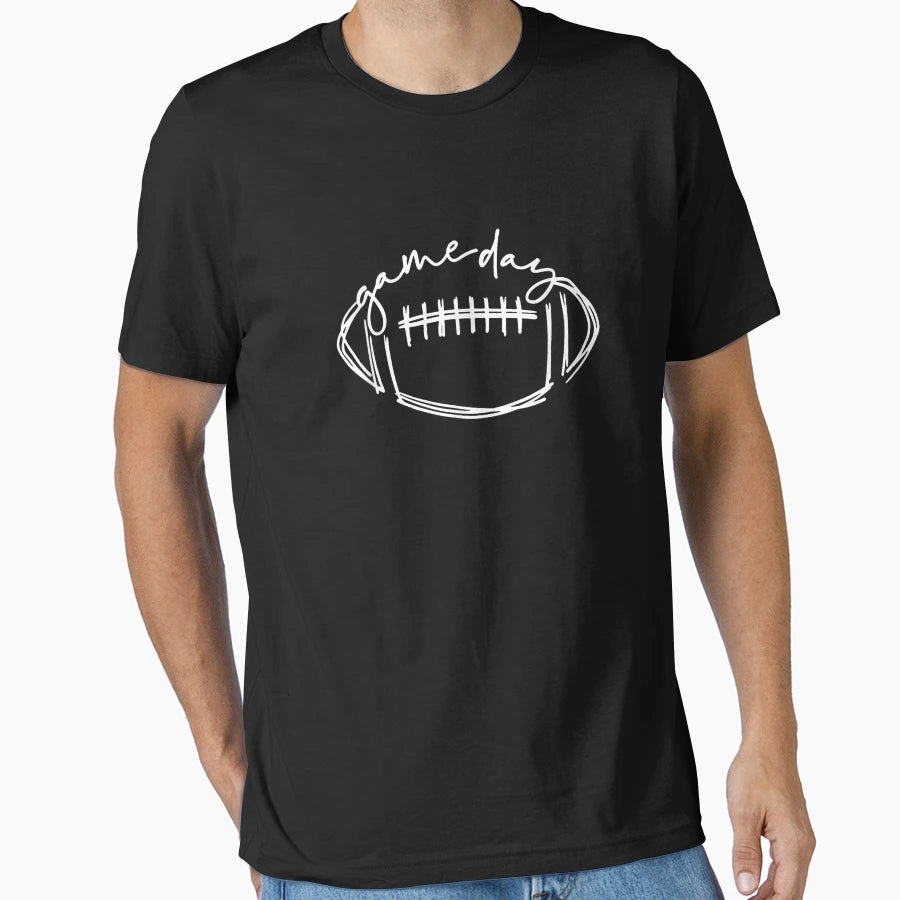 Game Day Football Lover Football T-Shirt - Aesthetic Graphic Men Women - T-Shirt, Sweatshirt, Hoodie