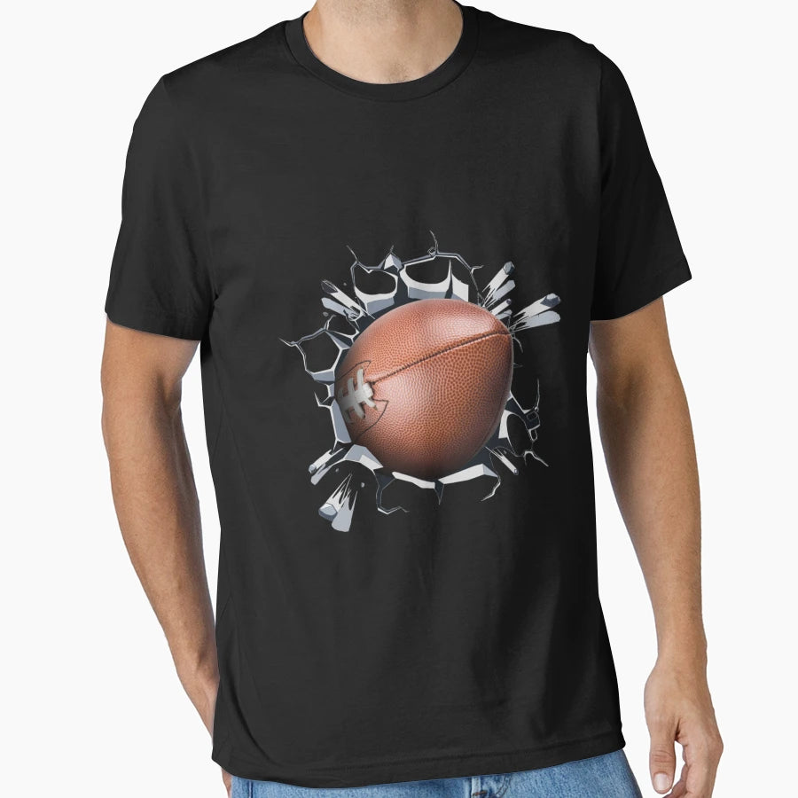 Football Breaking Records T-Shirt - Casual Everyday Wear for Adults - T-Shirt, Sweatshirt, Hoodie