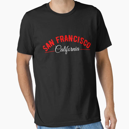 San Francisco California Travel T-Shirt - Graphic Print Men Women - T-Shirt, Sweatshirt, Hoodie