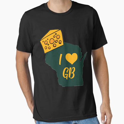 I Love Gb T-Shirt - Minimalist Print for Adults - T-Shirt, Sweatshirt, Hoodie