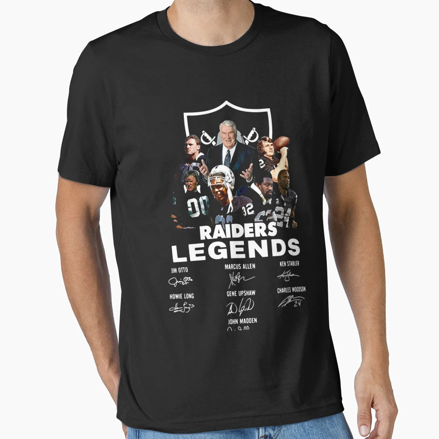 Rip John Madden Raider Football Coach T-Shirt - Graphic Print for Adults - T-Shirt, Sweatshirt, Hoodie