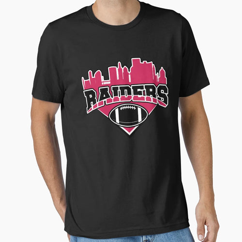 Raiders Football Skyline Football Team T-Shirt - Streetwear Style Men Women - T-Shirt, Sweatshirt, Hoodie