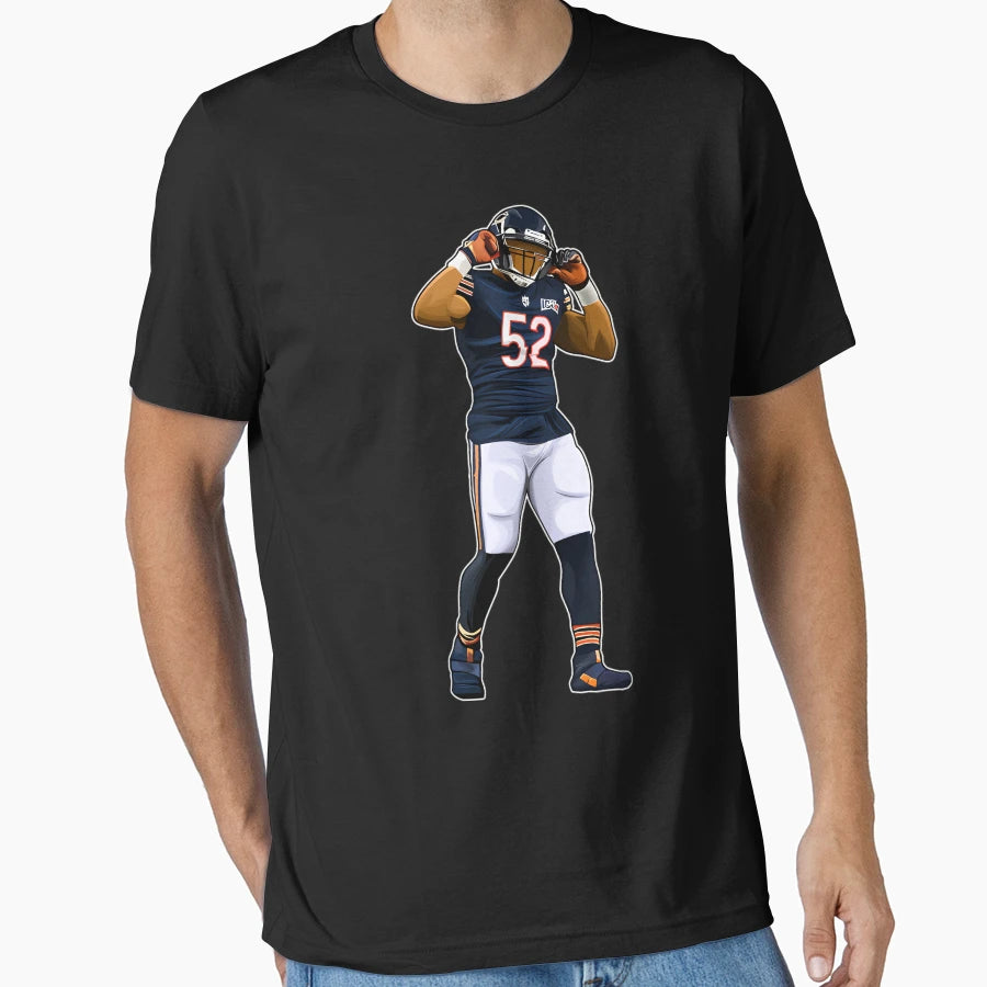 Khalil Mack Action T-Shirt - Fun Novelty Design Men Women - T-Shirt, Sweatshirt, Hoodie
