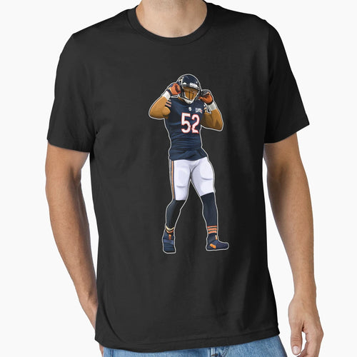 Khalil Mack Action T-Shirt - Fun Novelty Design Men Women - T-Shirt, Sweatshirt, Hoodie