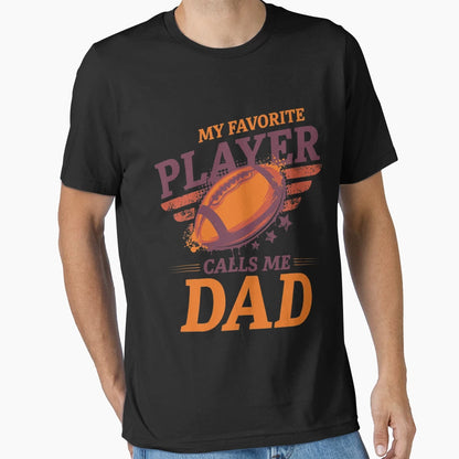 Cheer Dad And Husband Football T-Shirt - Minimalist Print for Adults - T-Shirt, Sweatshirt, Hoodie
