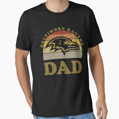 Baltimore Ravens Dad T-Shirt - Casual Everyday Wear for Adults - T-Shirt, Sweatshirt, Hoodie