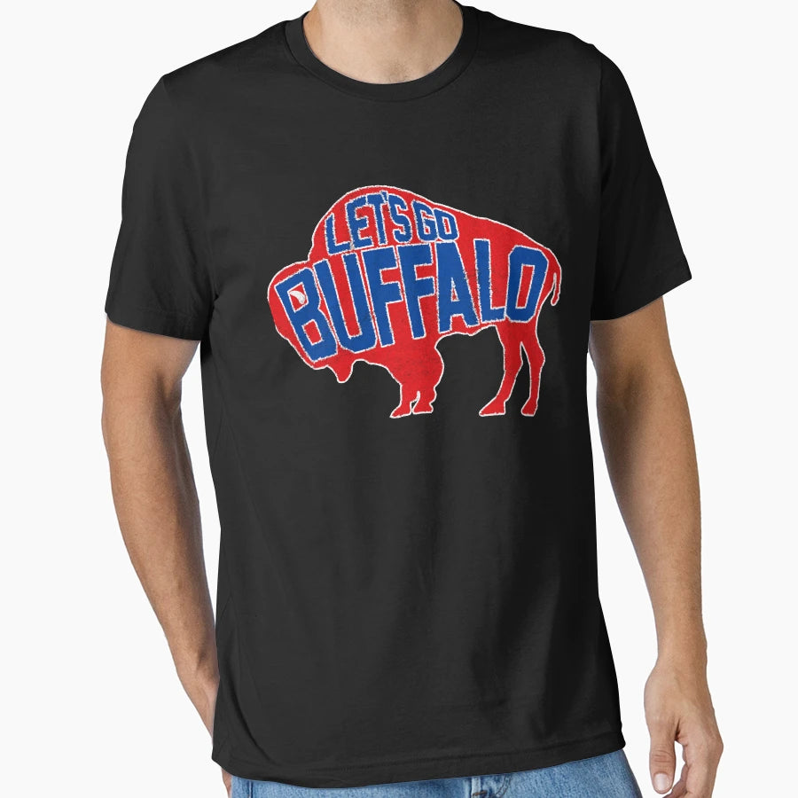 Lets Go Buffalo Ny New York T-Shirt - Graphic Print Men Women - T-Shirt, Sweatshirt, Hoodie