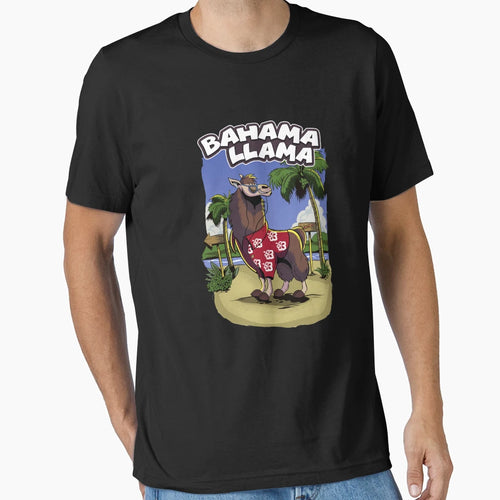 Bahama Llama Cocktail Holidays Chill T-Shirt - Aesthetic Graphic Unisex - T-Shirt, Sweatshirt, Hoodie