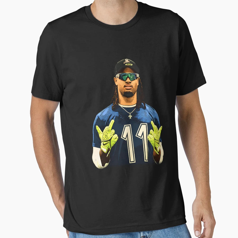 Jaxon Smith Njigba Flipping Bird T-Shirt - Trendy Graphic for Adults - T-Shirt, Sweatshirt, Hoodie