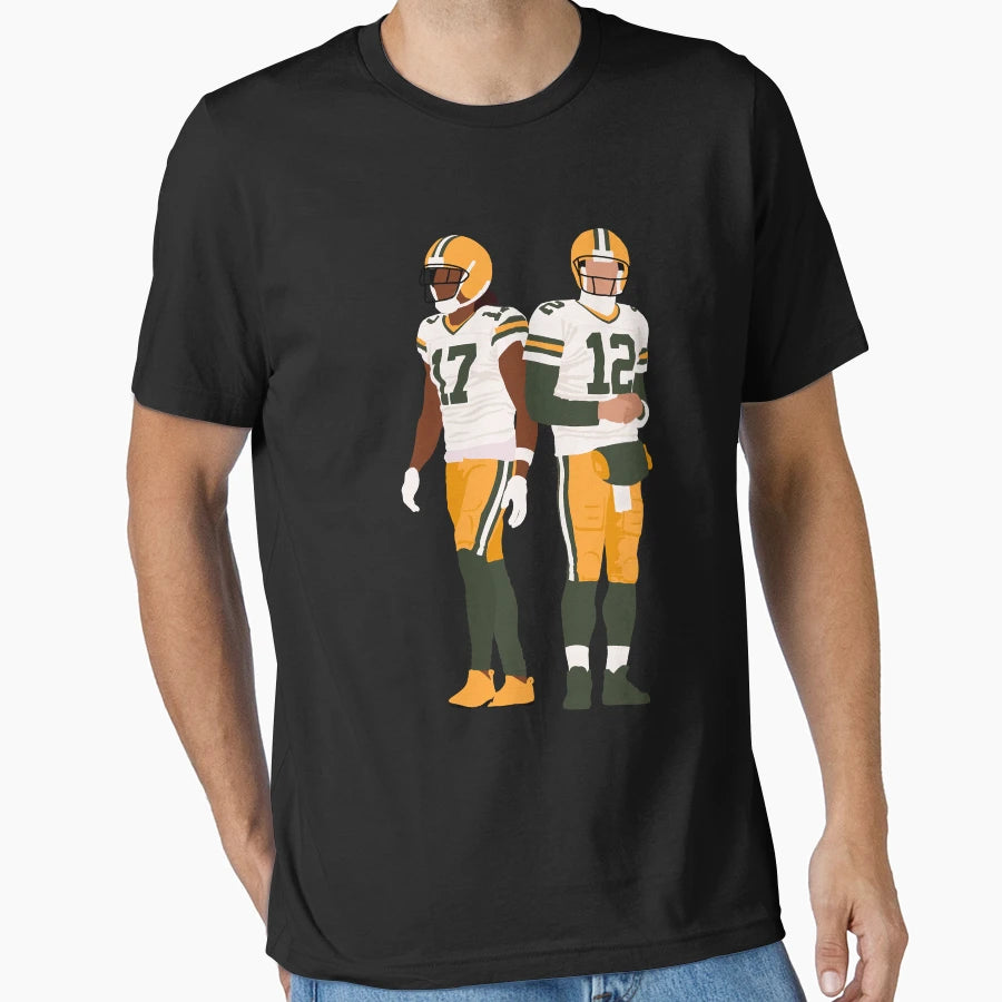 Davante Rodgers Illustration T-Shirt - Minimalist Print Men Women - T-Shirt, Sweatshirt, Hoodie