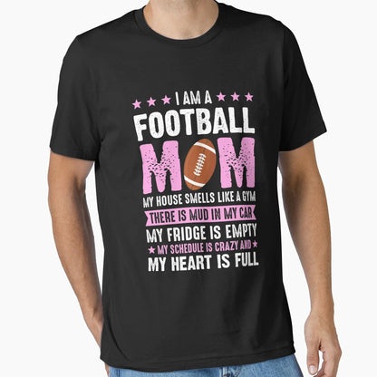 American Mom Is Best Football Fan T-Shirt - Novelty Apparel Men Women - T-Shirt, Sweatshirt, Hoodie