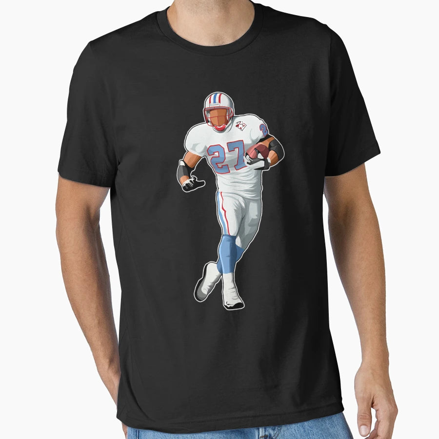 Eddie George 27 Runs T-Shirt - Custom Art Print Men Women - T-Shirt, Sweatshirt, Hoodie