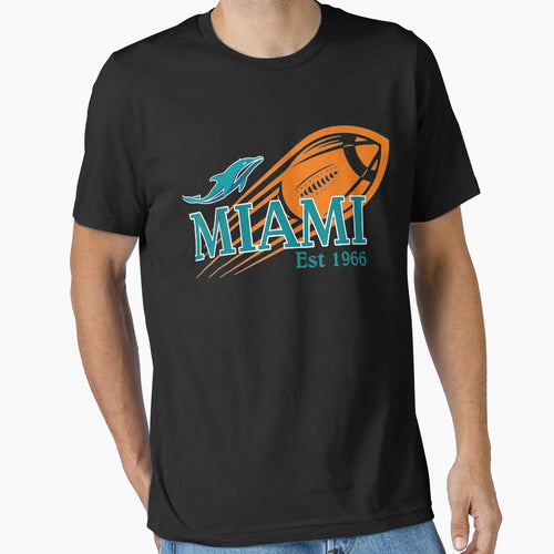 Miami Est 1966 Sports Team Athletic T-Shirt - Aesthetic Graphic Unisex - T-Shirt, Sweatshirt, Hoodie
