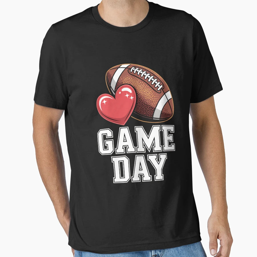Game Day Football T-Shirt - Trendy Graphic Unisex - T-Shirt, Sweatshirt, Hoodie