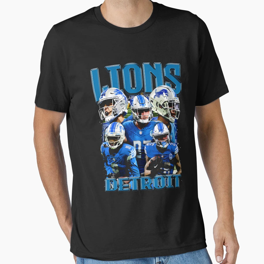 Detroit Team Bootleg T-Shirt - Trendy Graphic for Adults - T-Shirt, Sweatshirt, Hoodie