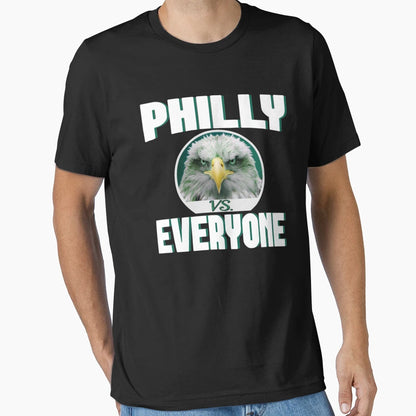 Philly Vs Everyone Football T-Shirt - Custom Art Print Men Women - T-Shirt, Sweatshirt, Hoodie