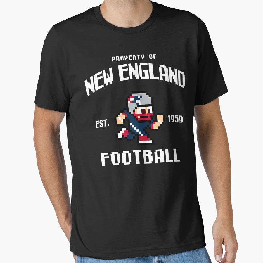 Property New England Patriots Football T-Shirt - Trendy Graphic for Adults - T-Shirt, Sweatshirt, Hoodie