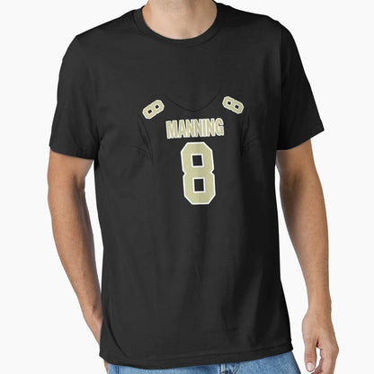 Archie Manning 8 Jersey T-Shirt - Custom Art Print Unisex - T-Shirt, Sweatshirt, Hoodie